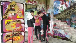 Taking turns in a raw jock fuckhole