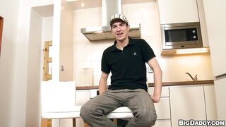 Anal Sex In The Kitchen After A Long Massage!