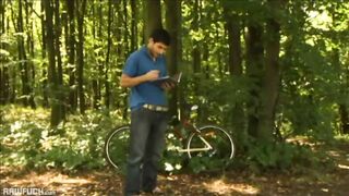 Biker Guys Take A Break For Cum