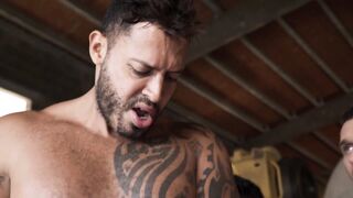 Viktor Rom Leads Jacen Zhu's Bareback Gang Bang